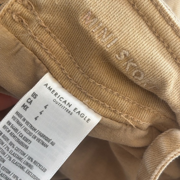 American Eagle Pleated Mini Skirt with Belt - Picture 2 of 3